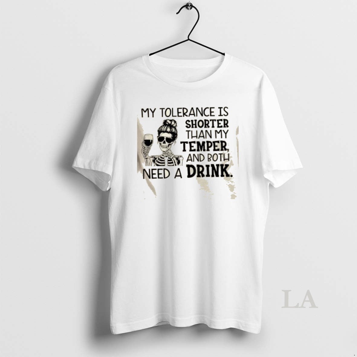 Original My Tolerance Is Shorter Than My Temper And Both Need A Drink Shirt Hoodie Sweatshirt | PurePodTees.com