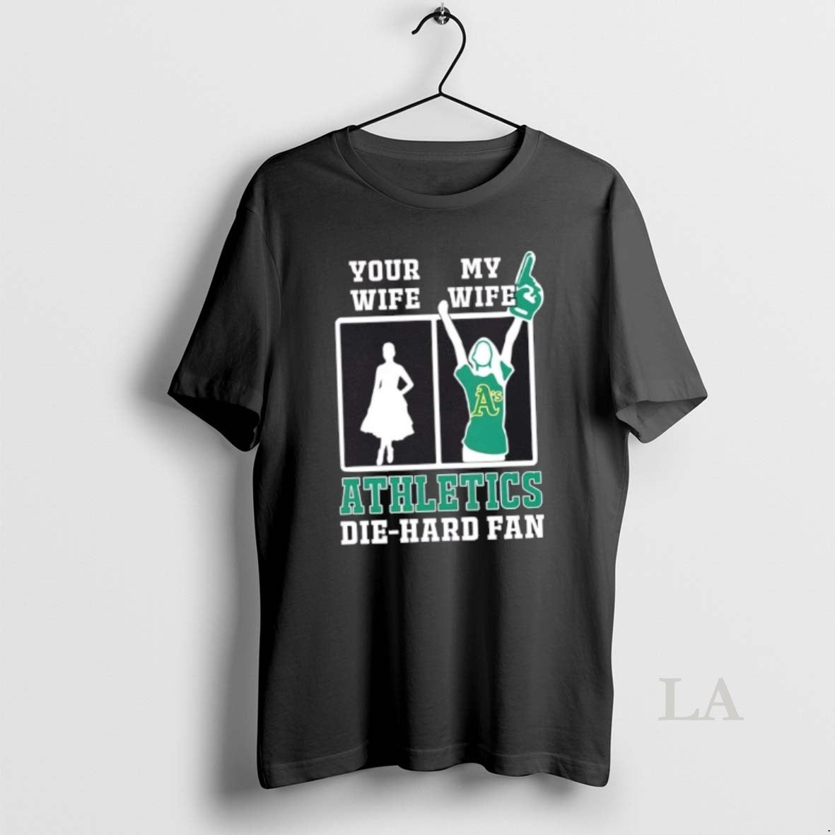 Original My Wife Oakland Athletics Baseball Die Hard Fan Shirt Hoodie Sweatshirt | PurePodTees.com