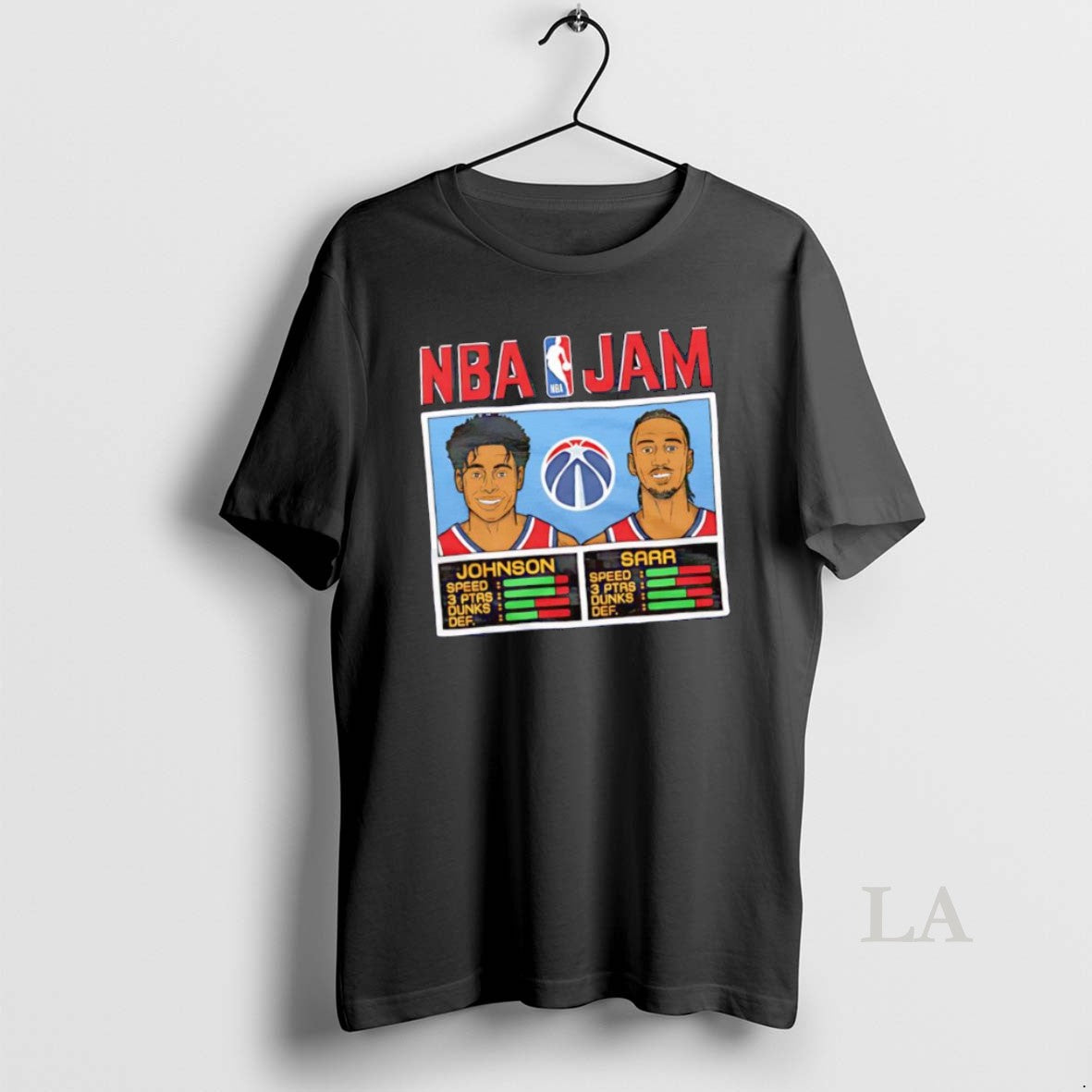 Original Nba Jam Cameron Johnson And Alex Sarr Washington Wizards Graphic Shirt Hoodie Sweatshirt | PurePodTees.com