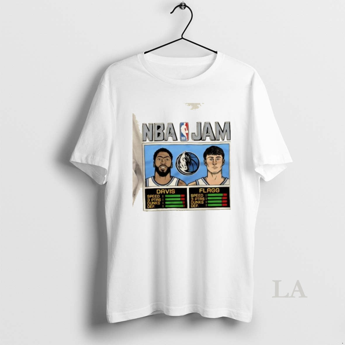 Original Nba Jam Dallas Mavericks Davis And Flagg Shirt Hoodie Sweatshirt | PurePodTees.com