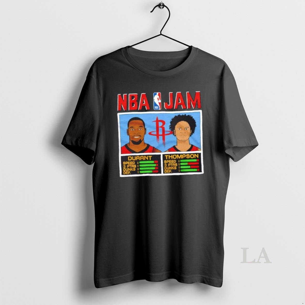 Original Nba Jam Houston Rockets Durant And Thompson Shirt Hoodie Sweatshirt | PurePodTees.com