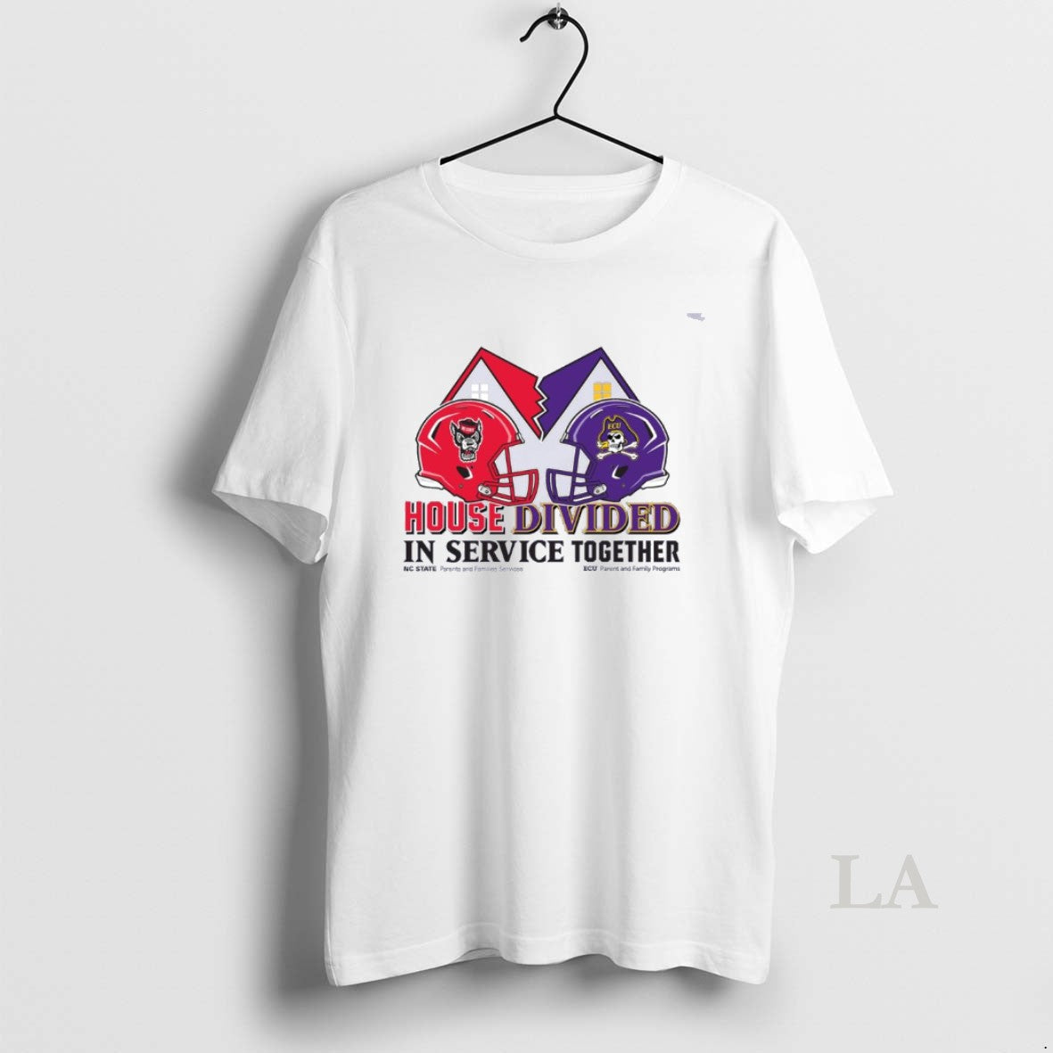 Original Nc State Vs Ecu House Divided In Service Together Shirt Hoodie Sweatshirt | PurePodTees.com
