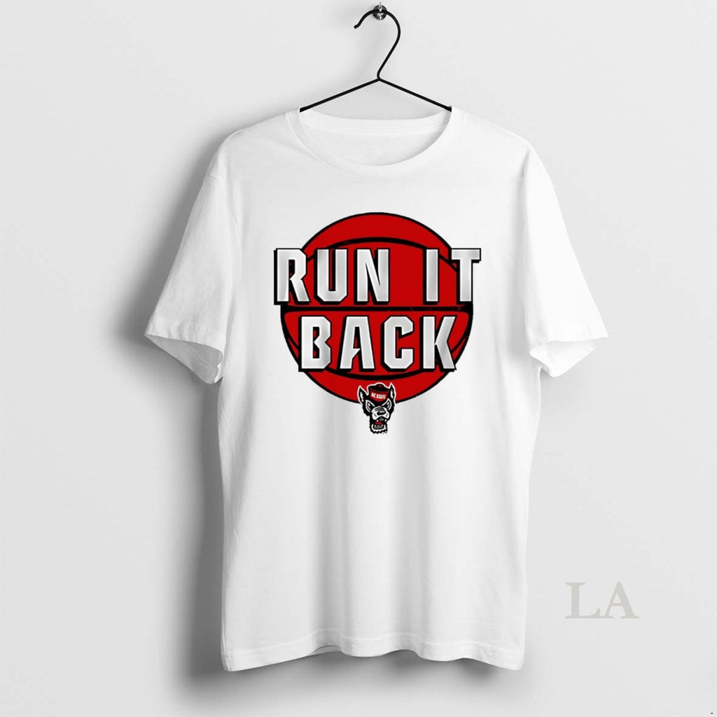 Original Nc State Wolfpack Basketball Run It Back Shirt Hoodie Sweatshirt | PurePodTees.com