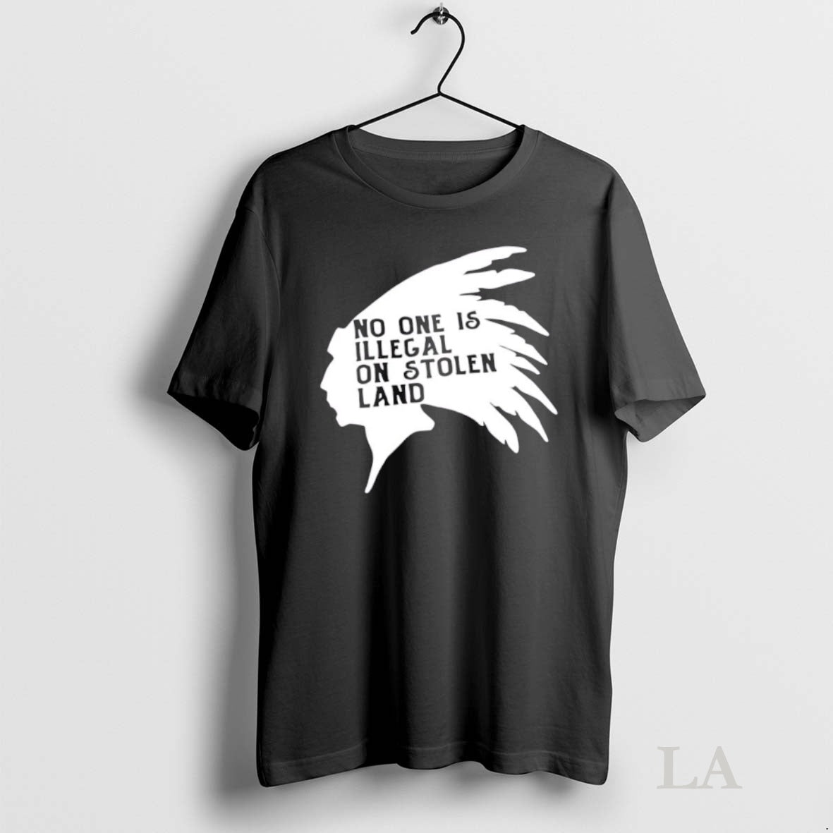 Original Native American No One Is Illegal On Stolen Land Vintage Shirt Hoodie Sweatshirt | PurePodTees.com