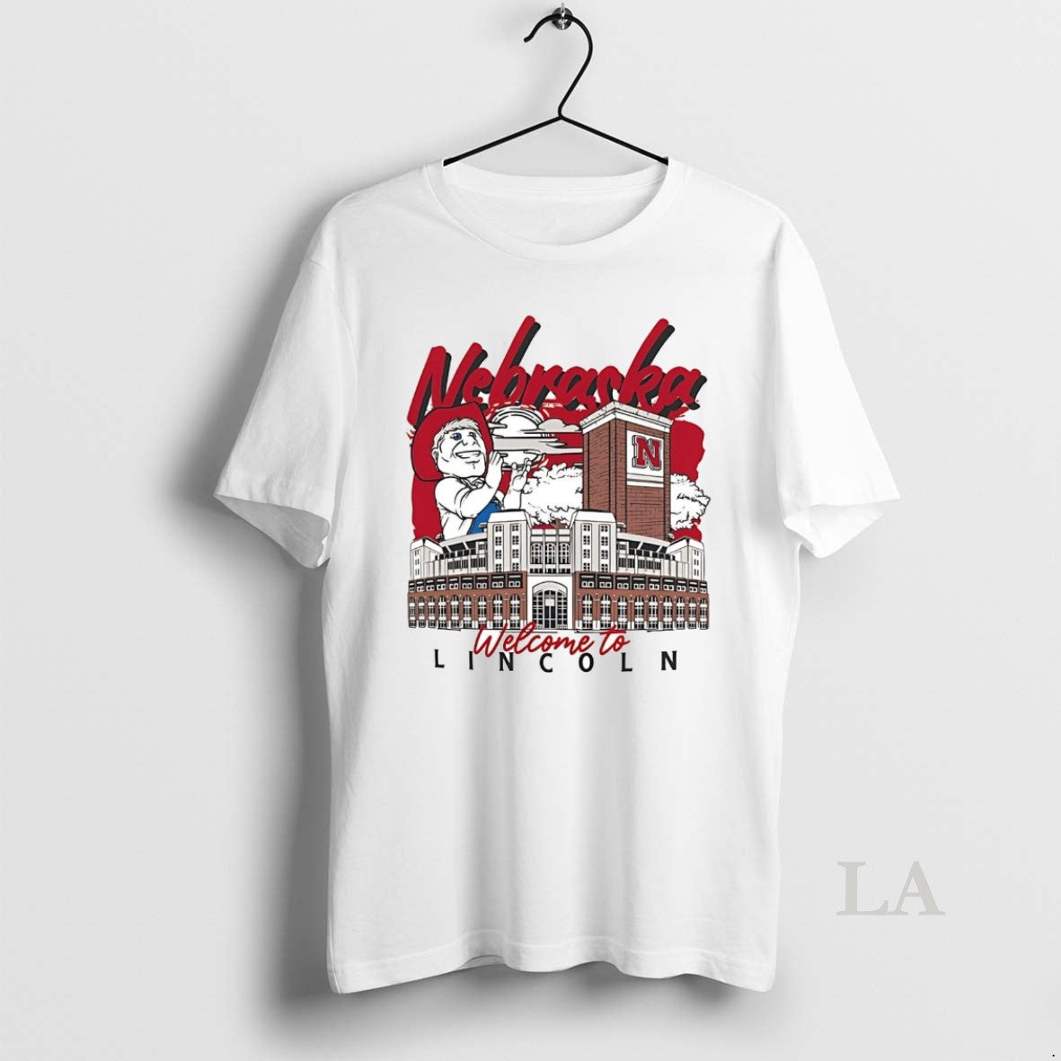 Original Nebraska Huskers Mascot Welcome To Lincoln Campus Shirt Hoodie Sweatshirt | PurePodTees.com