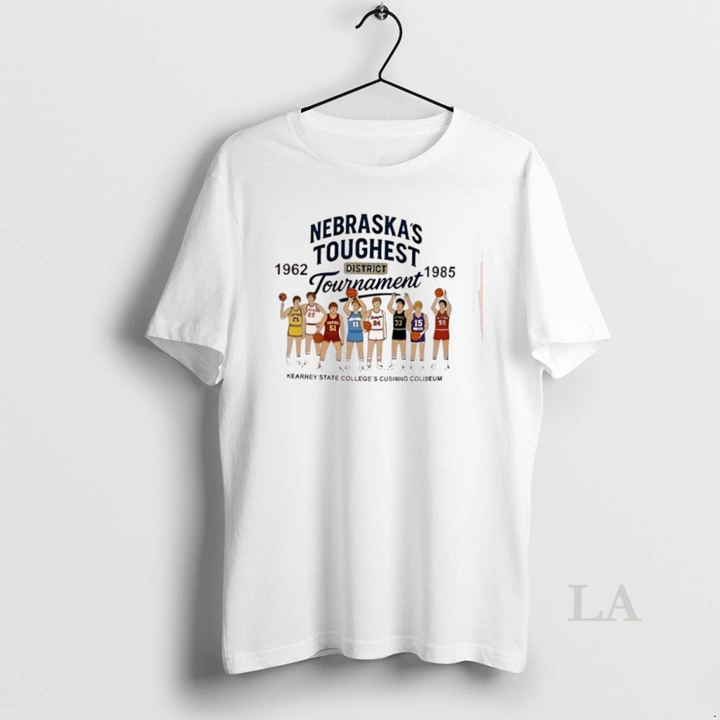 Original Nebraskas Toughest District Tournament Kearney State Colleges Cushing Coliseum 1962 1985 Shirt Hoodie Sweatshirt