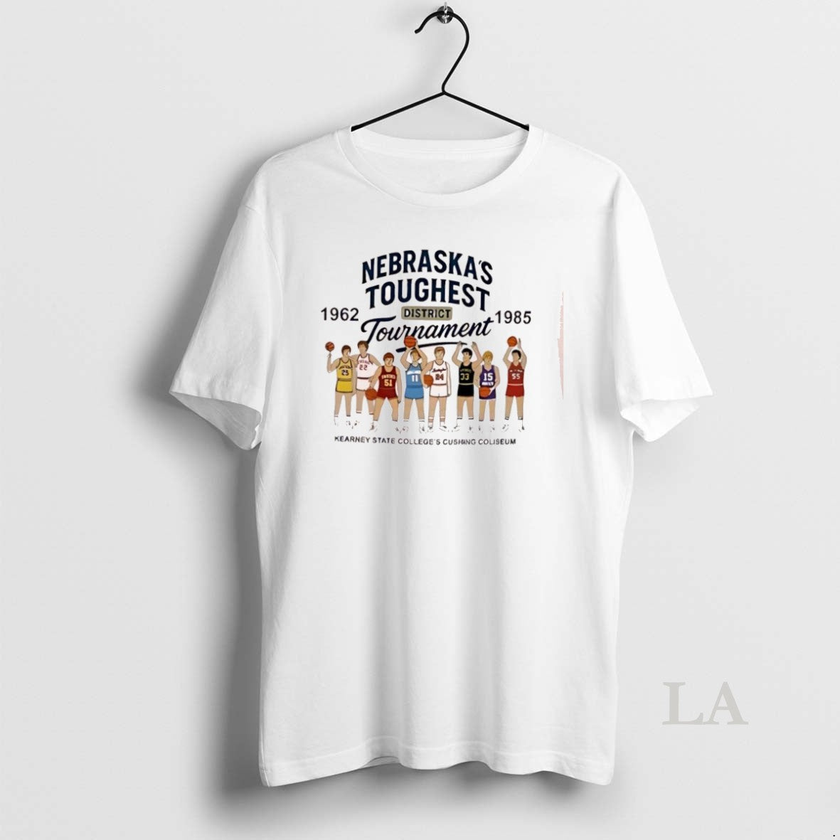 Original Nebraskas Toughest District Tournament Kearney State Colleges Cushing Coliseum 1962 1985 Shirt Hoodie Sweatshirt