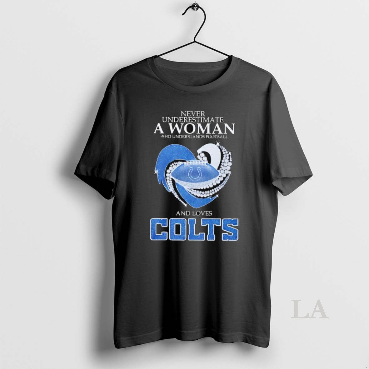 Original Never Underestimate A Woman Who Understands Football And Loves Colts Shirt Hoodie Sweatshirt | PurePodTees.com