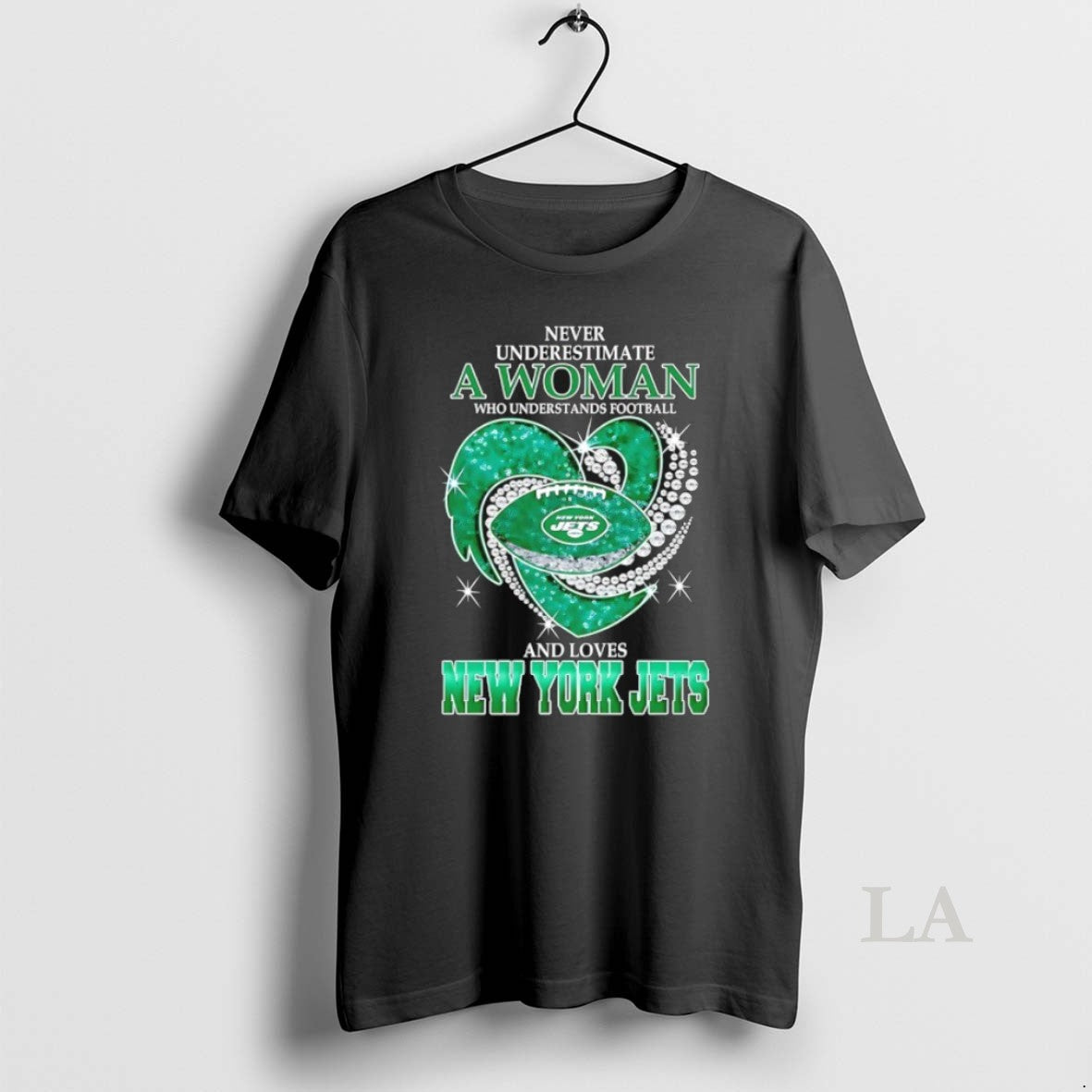 Original Never Underestimate A Woman Who Understands Football And Loves New York Jets Football Heart Shirt Hoodie Sweatshirt
