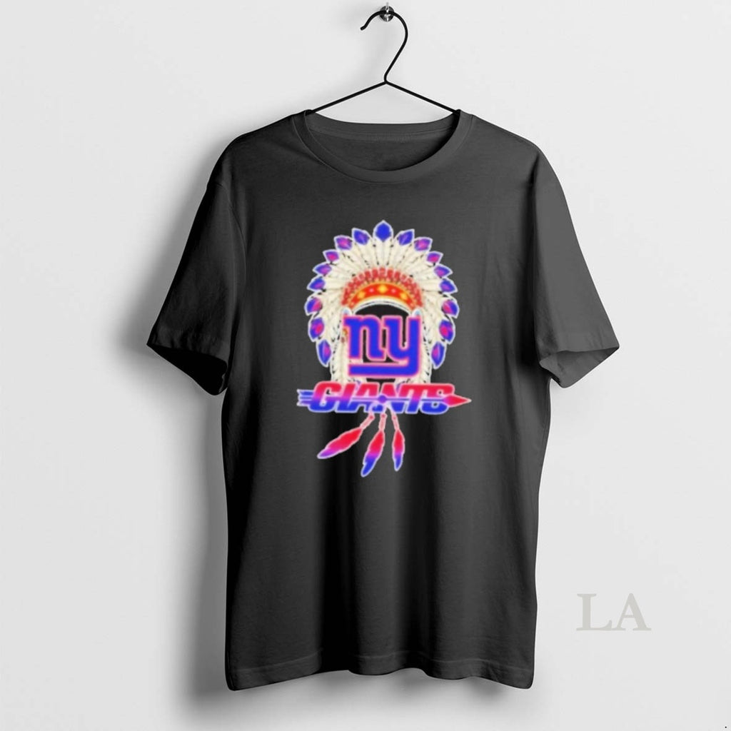 Original New York Giants Football X Native American Premium Shirt Hoodie Sweatshirt | PurePodTees.com