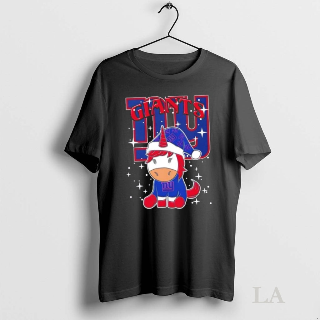 Original New York Giants Football X Unicorn Merry Christmas Shirt Hoodie Sweatshirt | PurePodTees.com