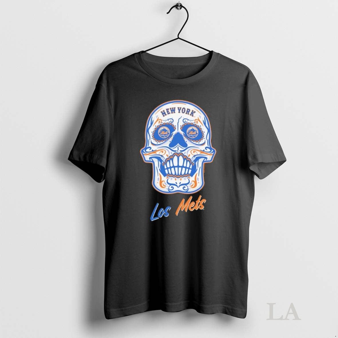 Original New York Mets Sugar Skull Boxy Shirt Hoodie Sweatshirt | PurePodTees.com