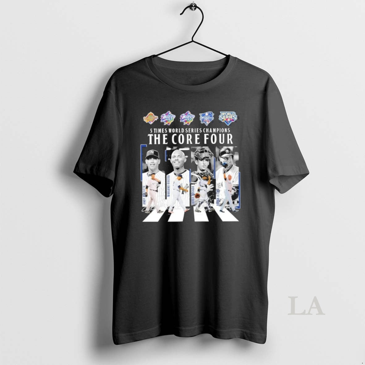 Original New York Yankees 5 Time World Series Champions The Core Four Abbey Road Signatures Shirt Hoodie Sweatshirt