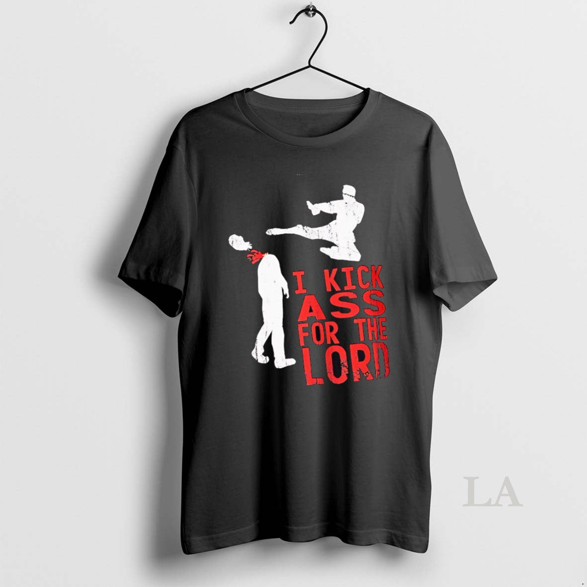 Original Nice I Kick Ass For The Lord Retro Shirt Hoodie Sweatshirt | PurePodTees.com