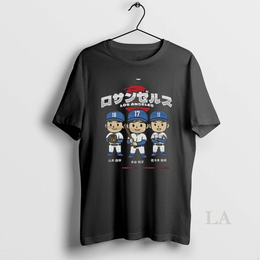 Original Nice Shohei Ohtani Los Angeles Dodgers Chibi Anime Shirtshohei Ohtani Los Angeles Dodgers Chibi Shirt Hoodie...