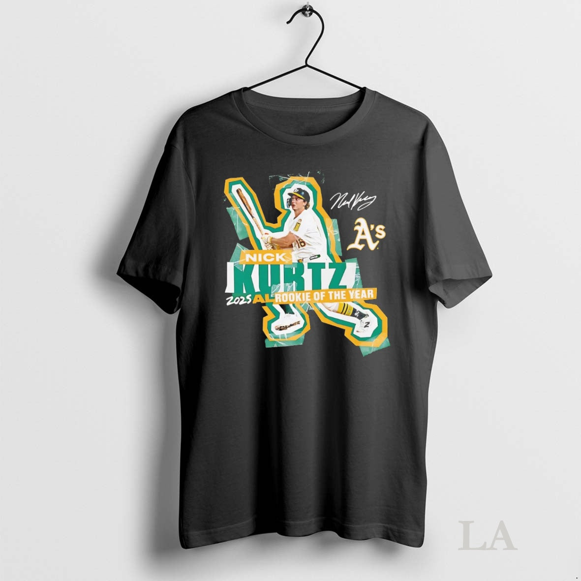 Original Nick Kurtz American League Rookie Of The Year 2025 Oakland Athletics Shirt Hoodie Sweatshirt | PurePodTees.com
