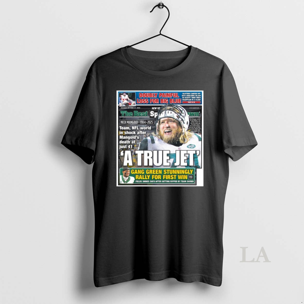 Original Nick Mangold Doubly Painful Loss For Big Blue A True Jet Gang Green Stunningly Shirt Hoodie Sweatshirt