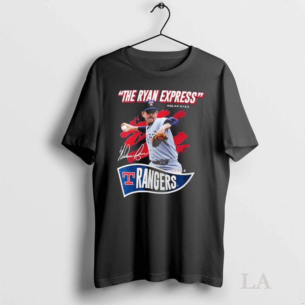 Original Nolan Ryan The Ryan Express Texas Rangers Shirt Hoodie Sweatshirt | PurePodTees.com