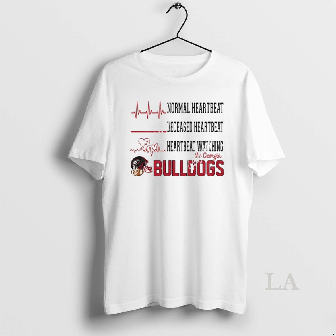 Original Normal Heartbeat Deceased Heartbeat Heartbeat Watching Georgia Bulldogs Football 2025 Shirt Hoodie Sweatshirt