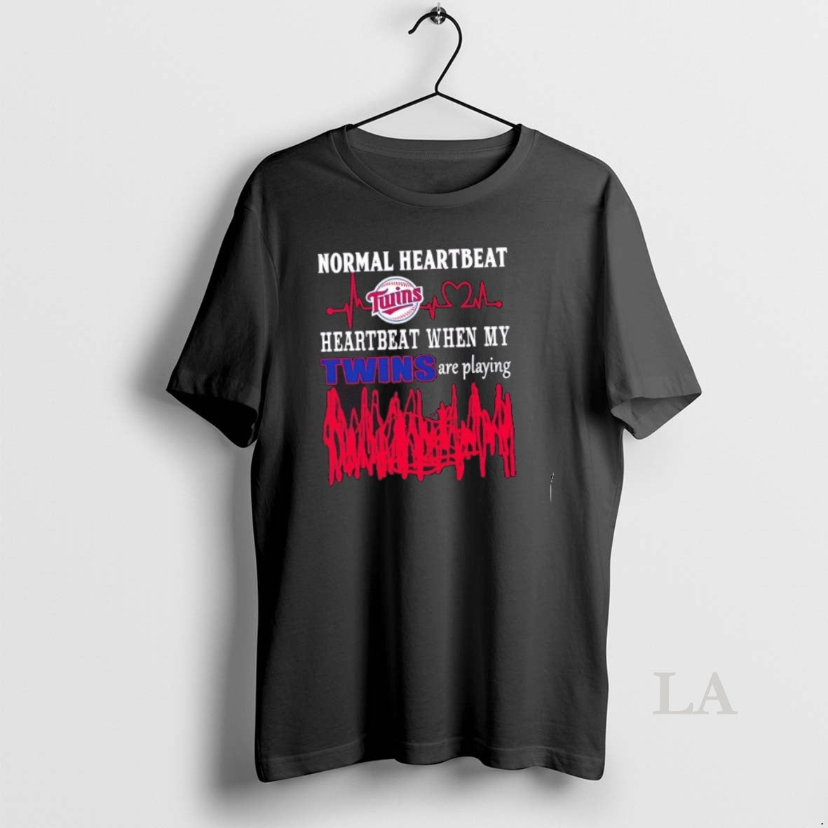 Original Normal Heartbeat Heartbeat When My Minnesota Twins Baseball Are Playing Shirt Hoodie Sweatshirt | PurePodTees.com