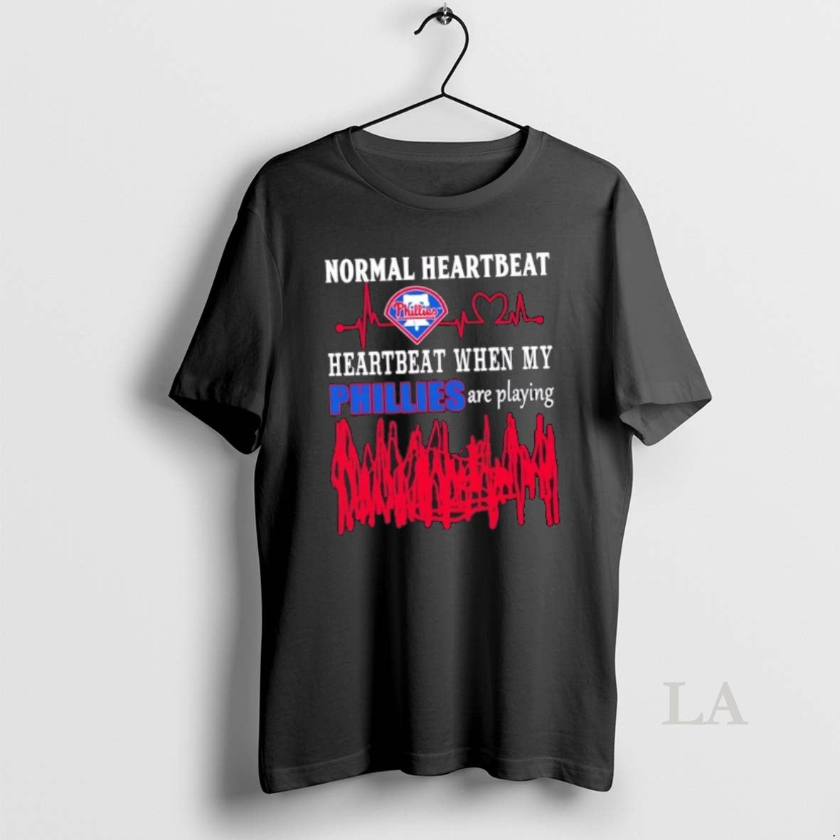 Original Normal Heartbeat Heartbeat When My Philadelphia Phillies Baseball Are Playing Shirt Hoodie Sweatshirt