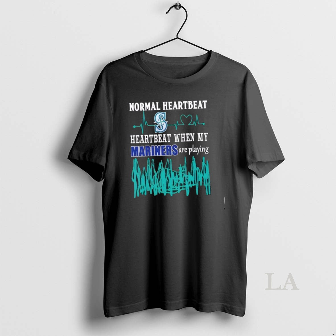 Original Normal Heartbeat Heartbeat When My Seattle Mariners Baseball Are Playing Shirt Hoodie Sweatshirt | PurePodTees.com