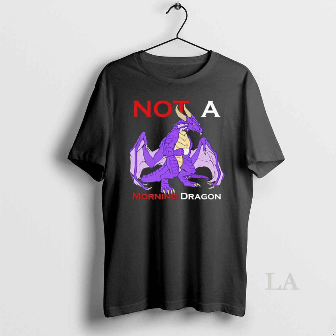 Original Not A Morning Dragon Shirt Hoodie Sweatshirt | PurePodTees.com