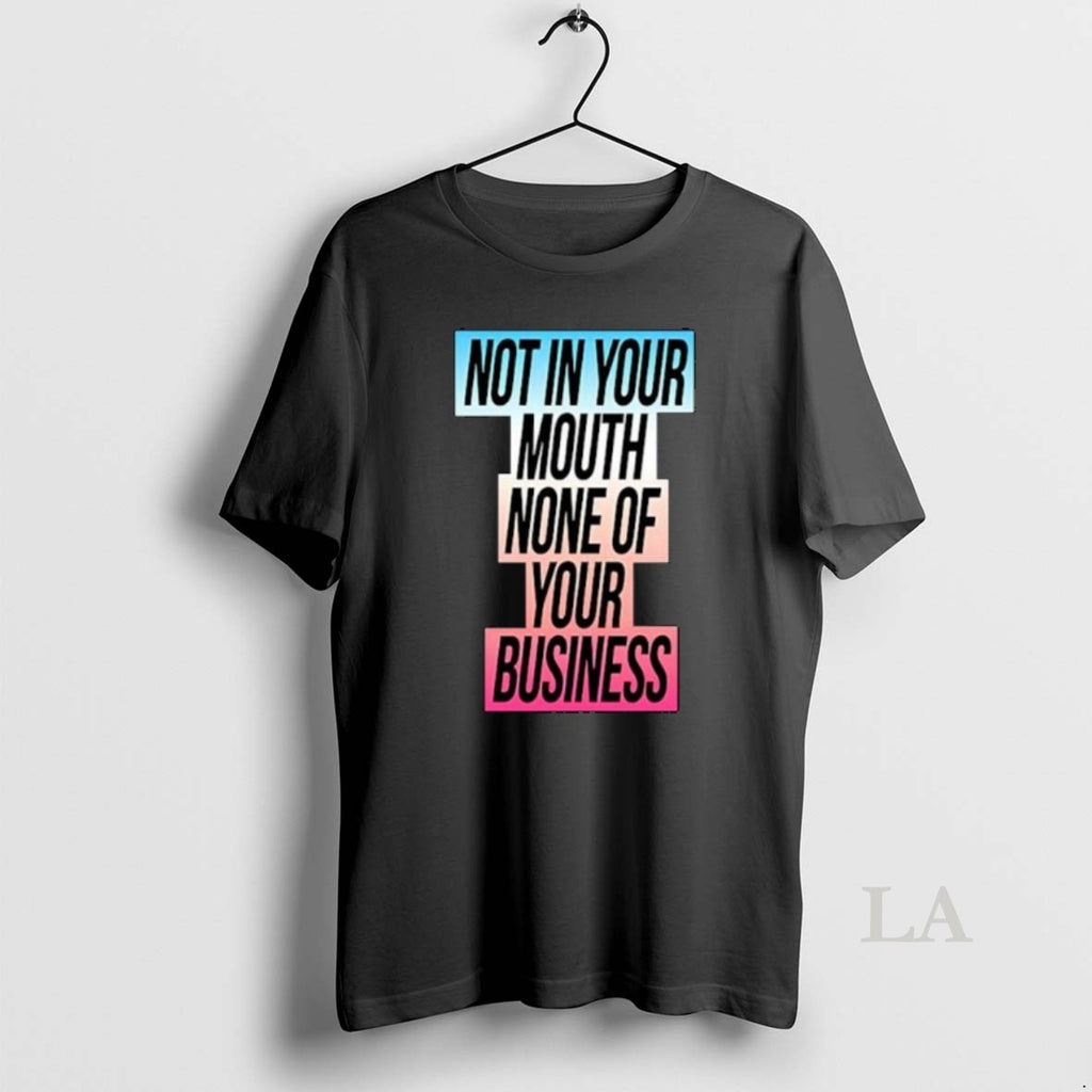 Original Not In Your Mouth None Of Your Business Trans Flag Ornaments