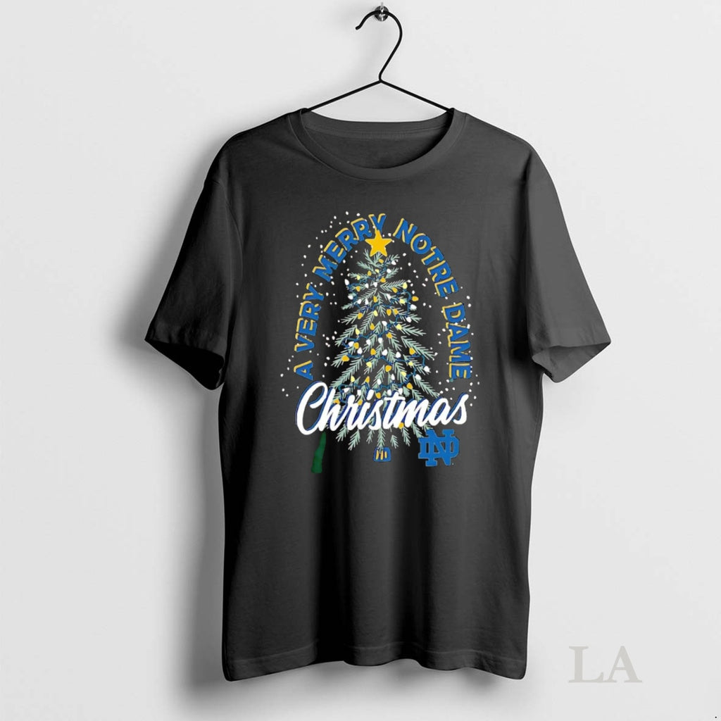 Original Notre Dame Fighting Irish A Very Merry Notre Dame Christmas Shirt Hoodie Sweatshirt | PurePodTees.com