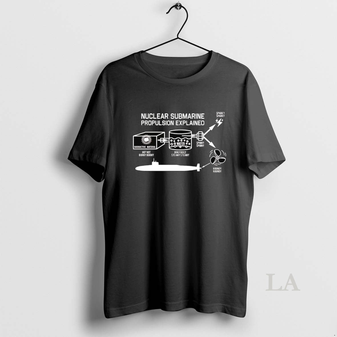 Original Nuclear Submarine Propulsion Explained Shirt Hoodie Sweatshirt | PurePodTees.com
