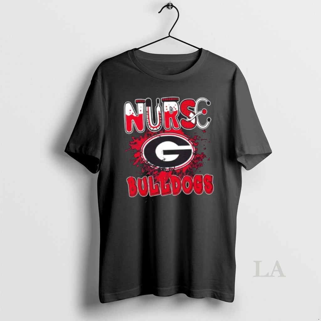 Original Nurse X Georgia Bulldogs Football Shirt Hoodie Sweatshirt | PurePodTees.com