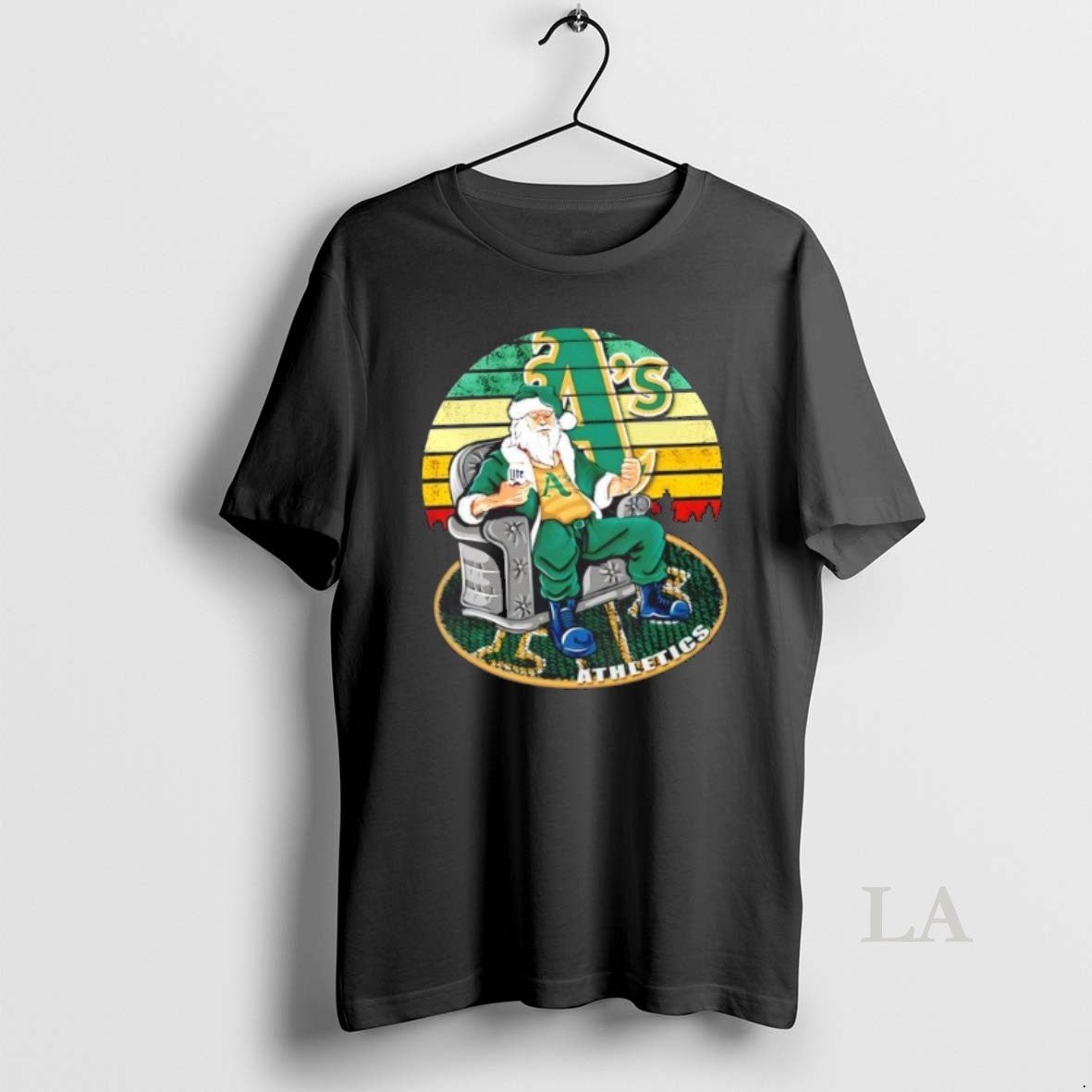 Original Oakland Athletics X Santa Claus Christmas Vintage Shirt Hoodie Sweatshirt | PurePodTees.com