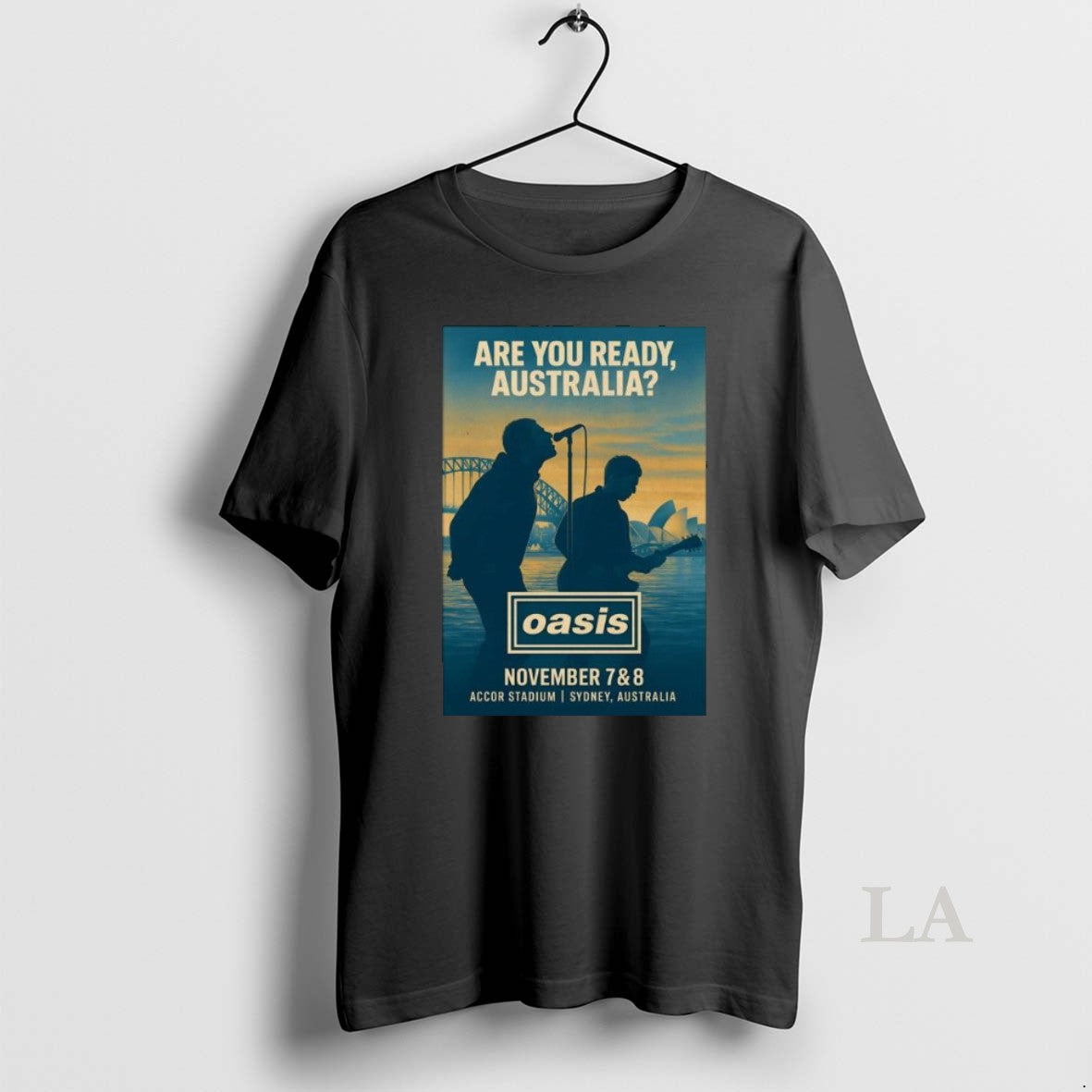 Original Oasis November 7 8 2025 Accor Stadium Sydney Australia Long Sleve Shirt Hoodie Sweatshirt | PurePodTees.com