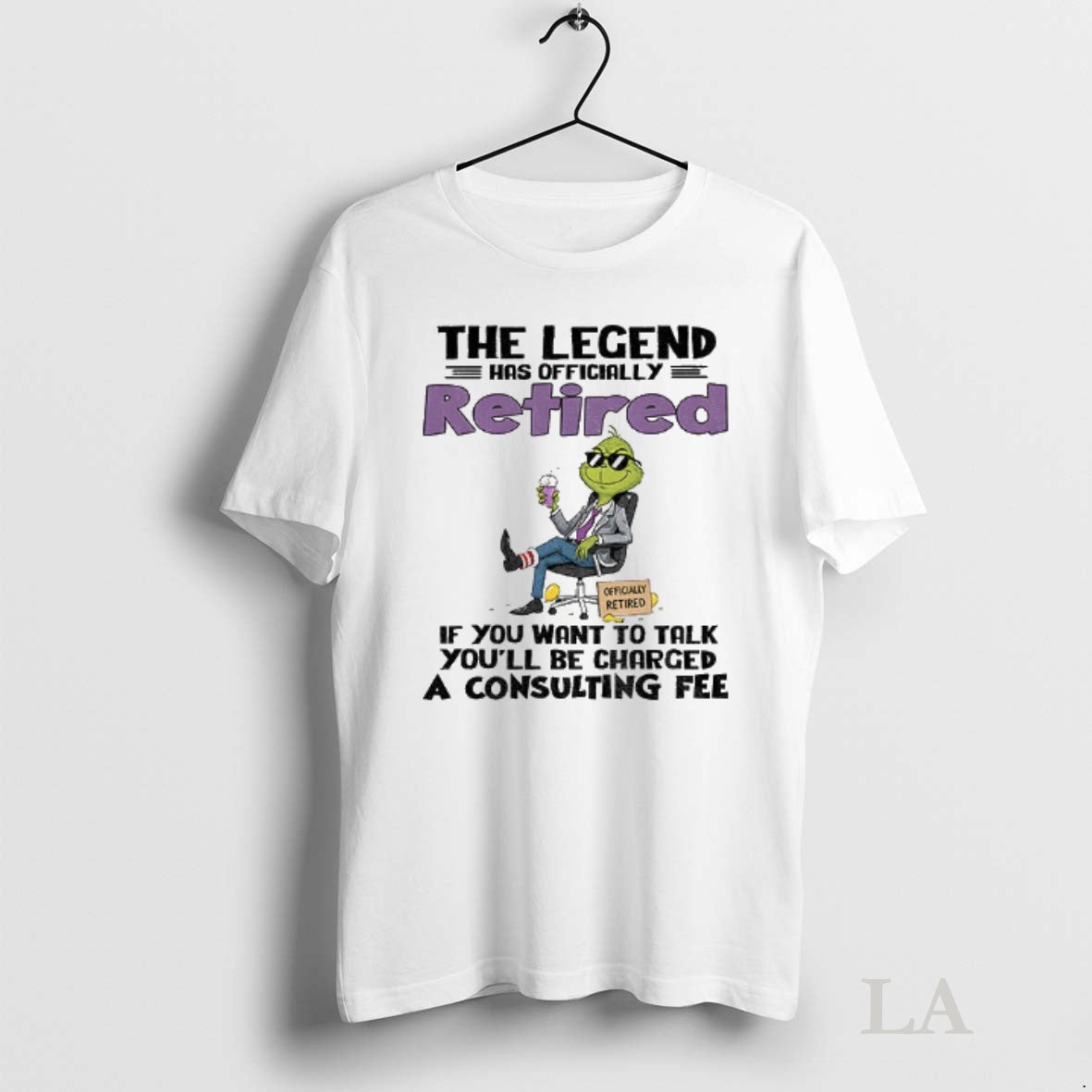 Original Officially Retired Grinch The Legend Has Officially Retired Officially Retired If You Want To Shirt Hoodie...