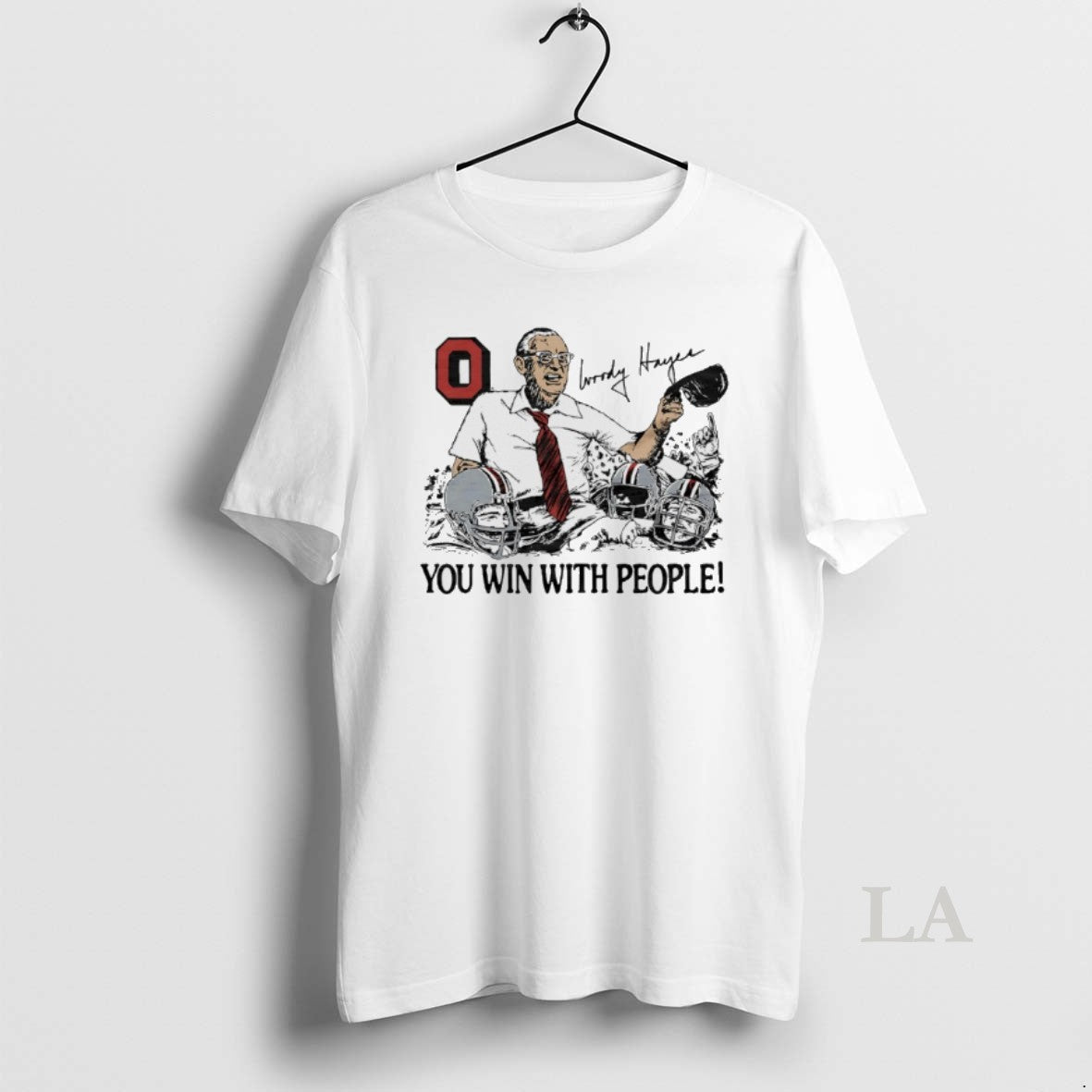 Original Ohio State Woody Hayes You Win With People Signature Shirt Hoodie Sweatshirt | PurePodTees.com