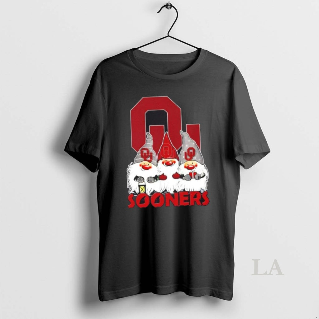 Original Oklahoma Sooners X Gnomes Xmas Christmas Shirt Hoodie Sweatshirt | PurePodTees.com