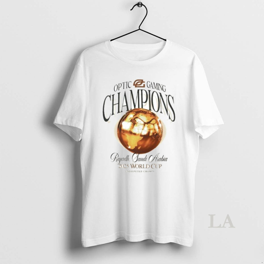 Original Optic Gaming Champions Riyadh Saudi Arabia 2025 World Cup Ornaments Shirt Hoodie Sweatshirt | PurePodTees.com