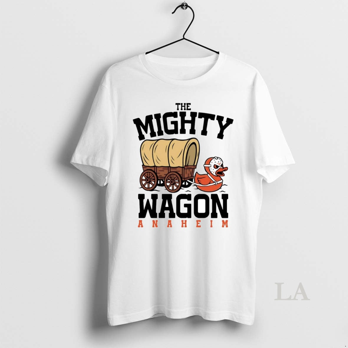 Original Oregon Trail The Mighty Wagon Anaheim Ducks Shirt Hoodie Sweatshirt | PurePodTees.com