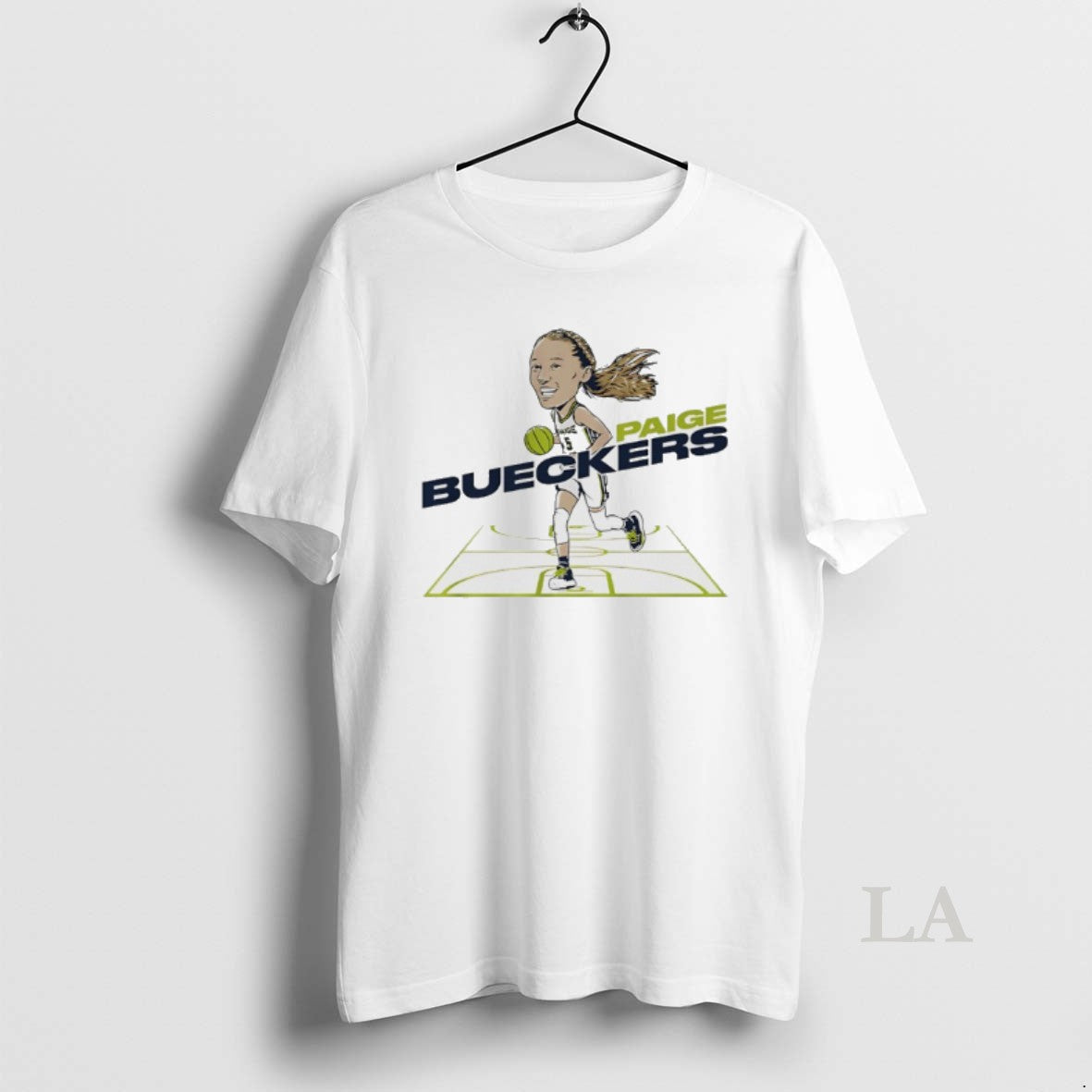 Original Paige Bueckers Roy Dallas Wings Rookie Of The Year 2025 Caricature Shirt Hoodie Sweatshirt | PurePodTees.com