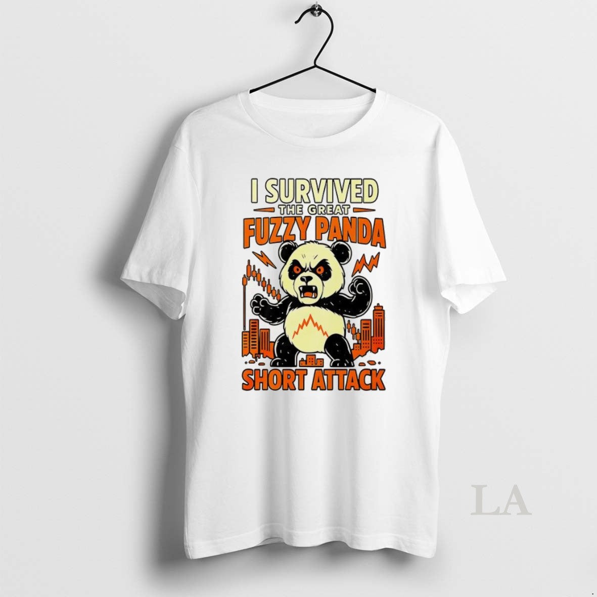 Original Panda I Survived The Great Fuzzy Panda Short Attack Shirt Hoodie Sweatshirt | PurePodTees.com