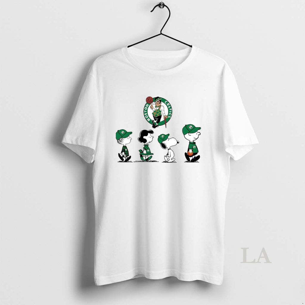 Original Peanuts Characters Boston Celtics Shirt Hoodie Sweatshirt | PurePodTees.com