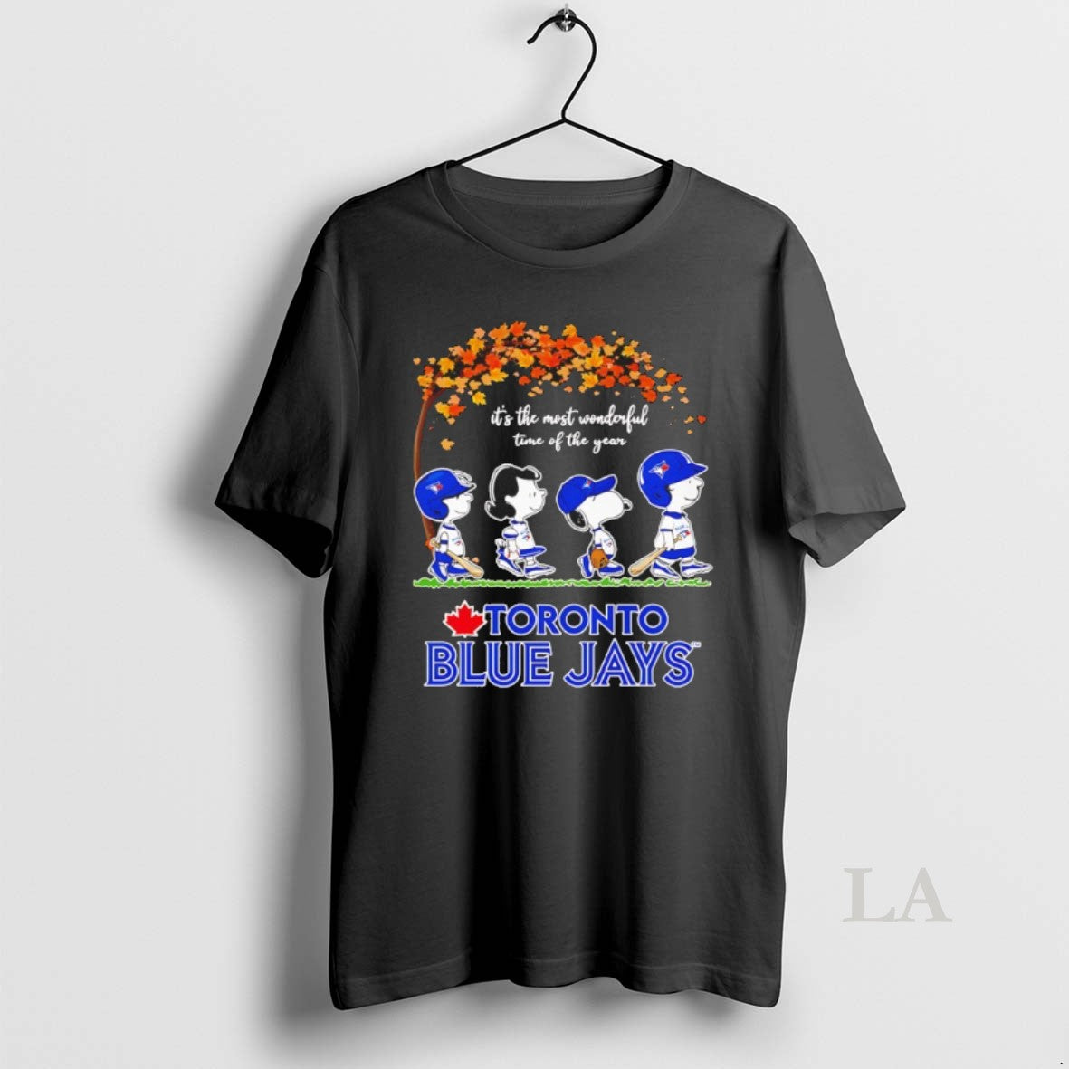 Original Peanuts X Toronto Blue Jays 2025 Its The Most Wonderful Time Of The Year Shirt Hoodie Sweatshirt | PurePodTees.com