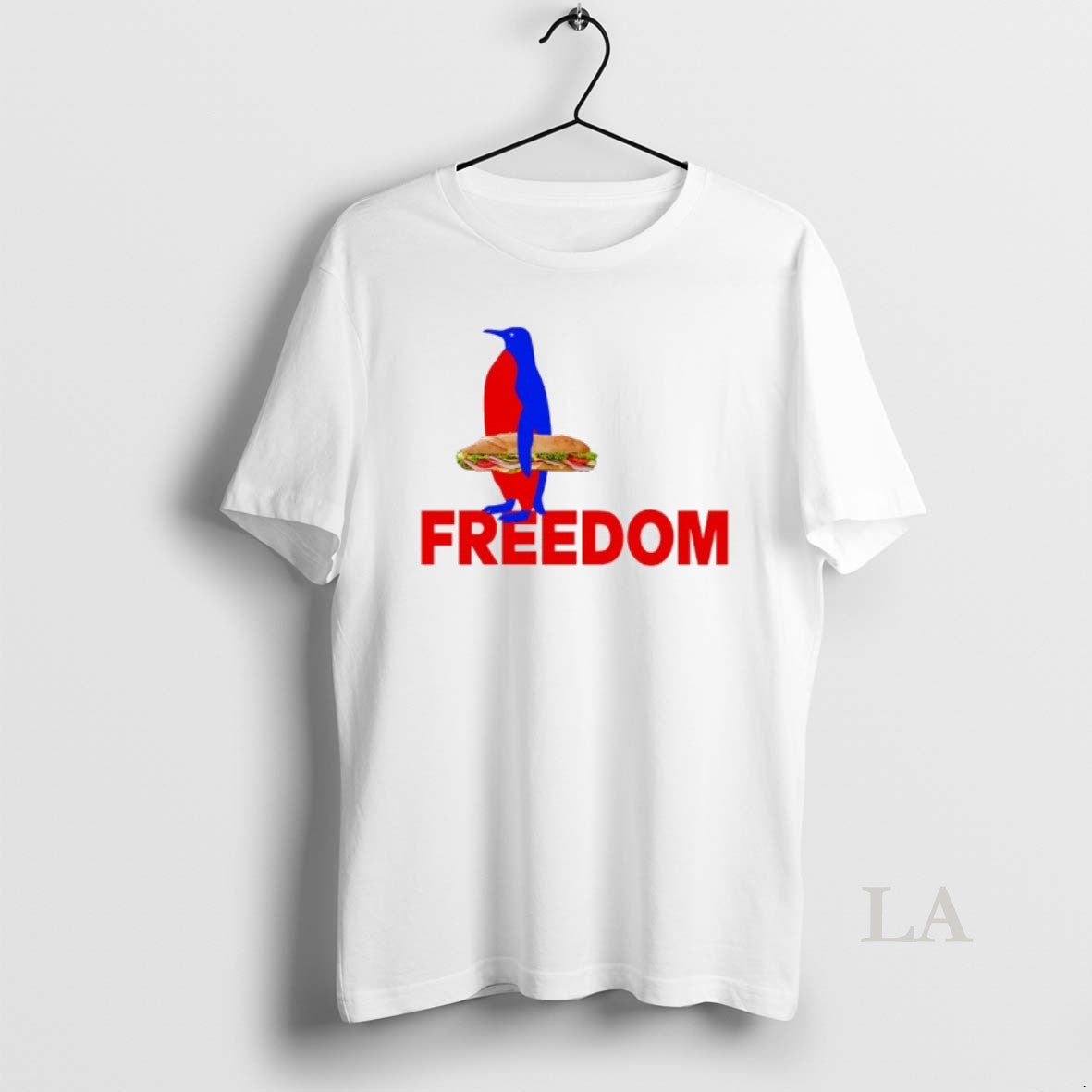 Original Penguin Holding Sandwich Freedom Resist Political Shirt Hoodie Sweatshirt | PurePodTees.com