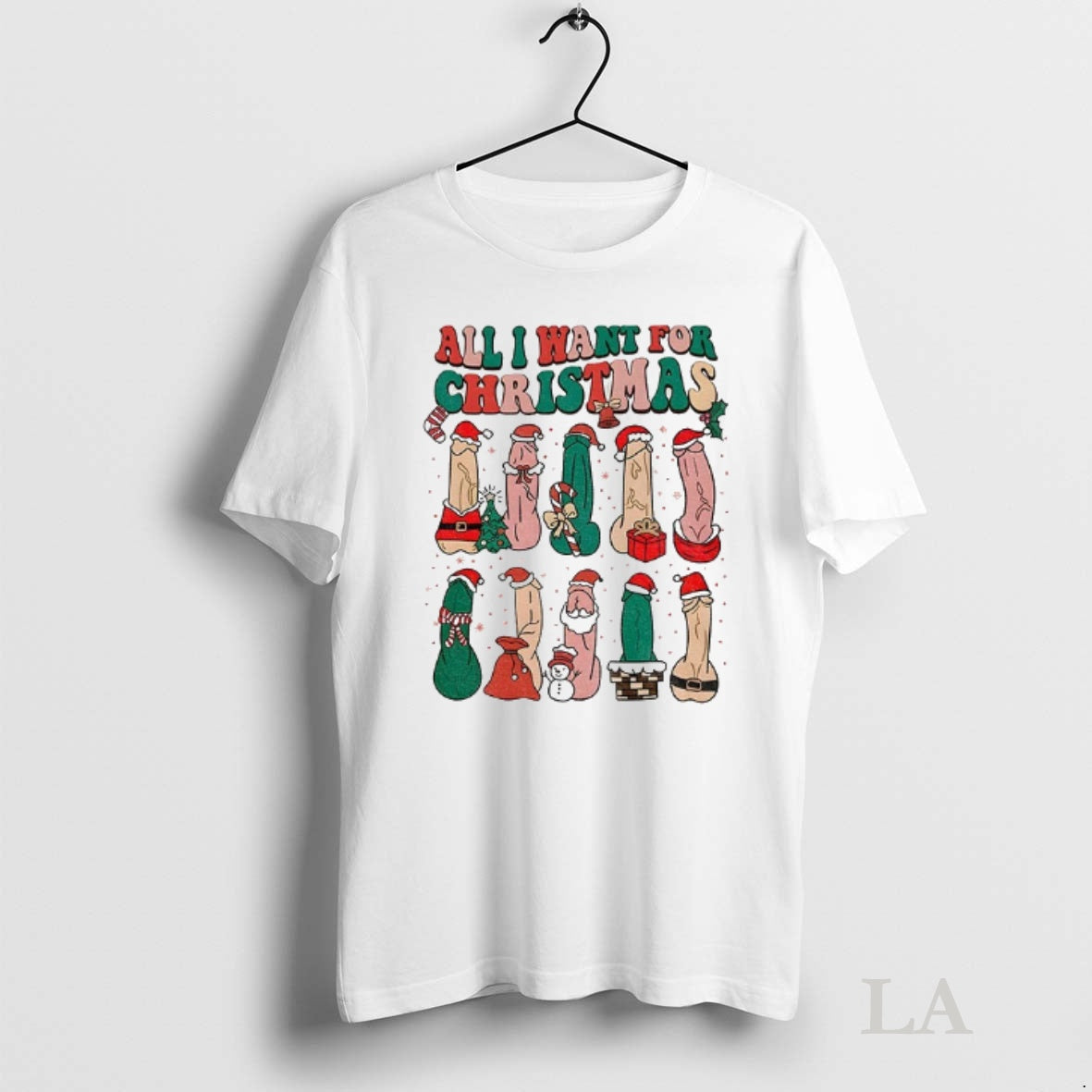 Original Penis All I Want For Merry Christmas Xmas Naughty Shirt Hoodie Sweatshirt | PurePodTees.com