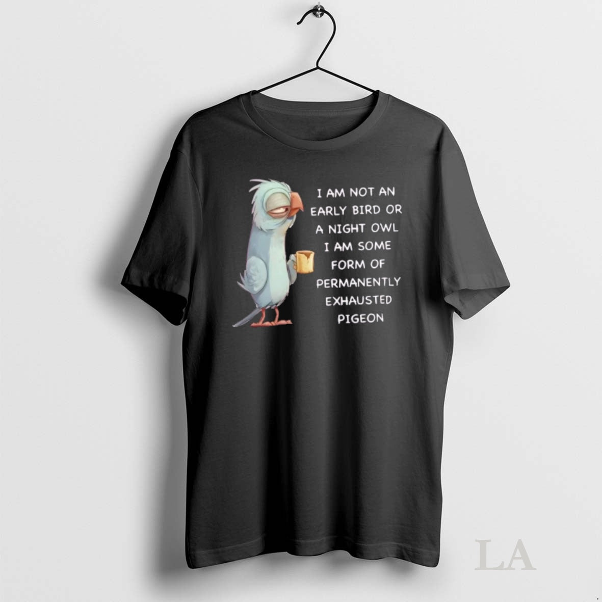 Original Permanently Exhausted Pigeon Shirt Hoodie Sweatshirt | PurePodTees.com
