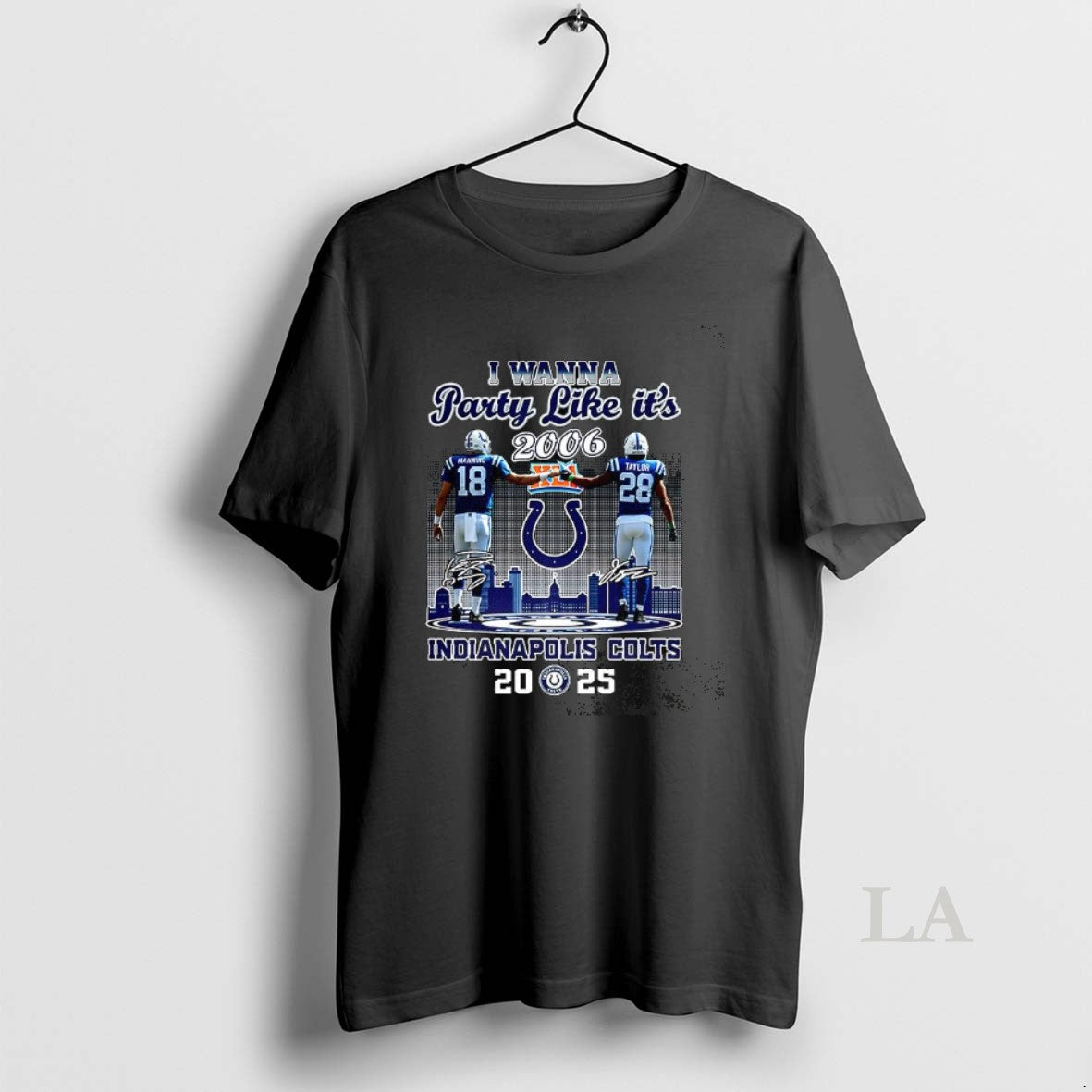 Original Peyton Manning Touch Hand Jonathan Taylor Colts I Wanna Party Like Its 2006 Shirt Hoodie Sweatshirt