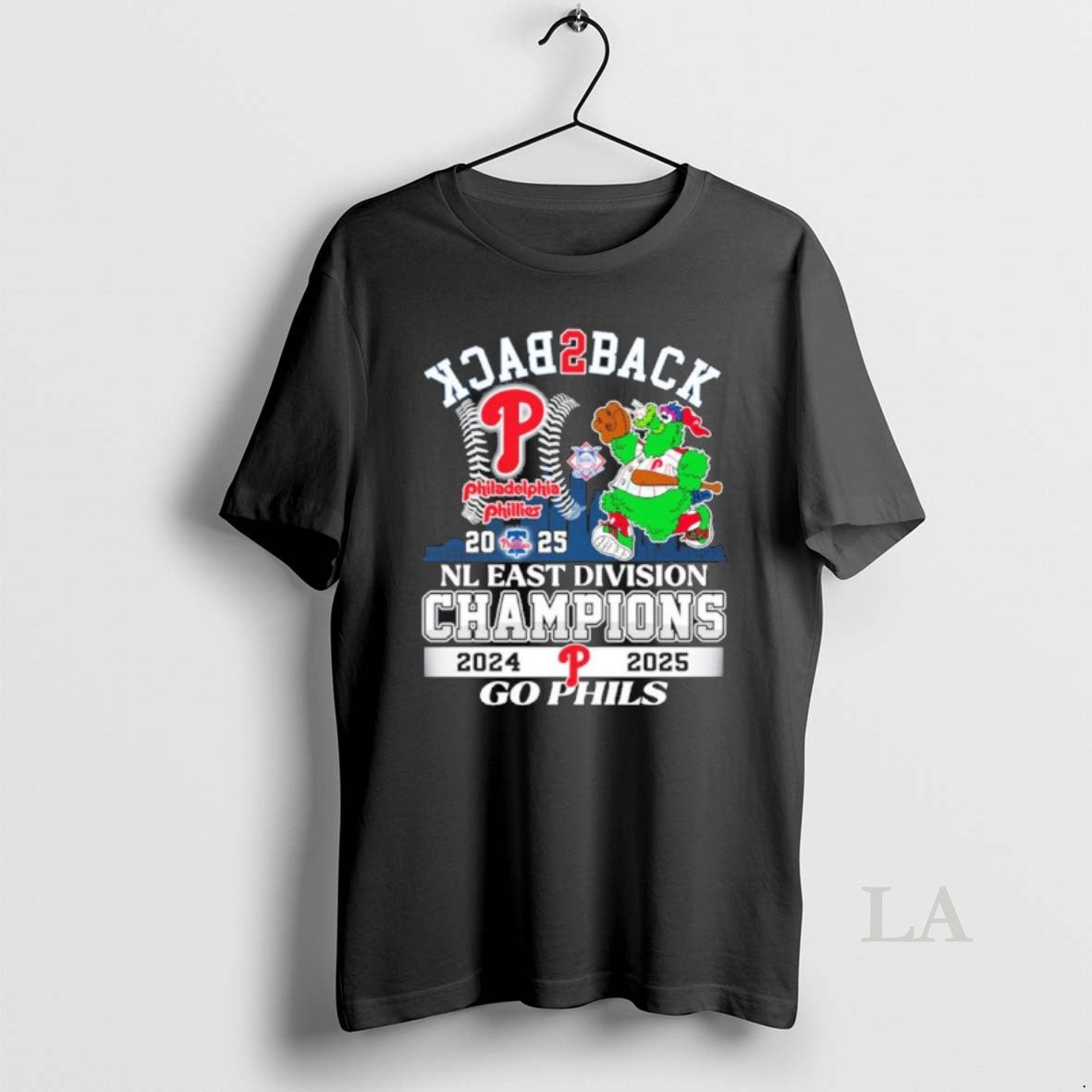 Original Philadelphia Phillies Back To Back Nl East Division Champions 2024 2025 Go Phils Shirt Hoodie Sweatshirt