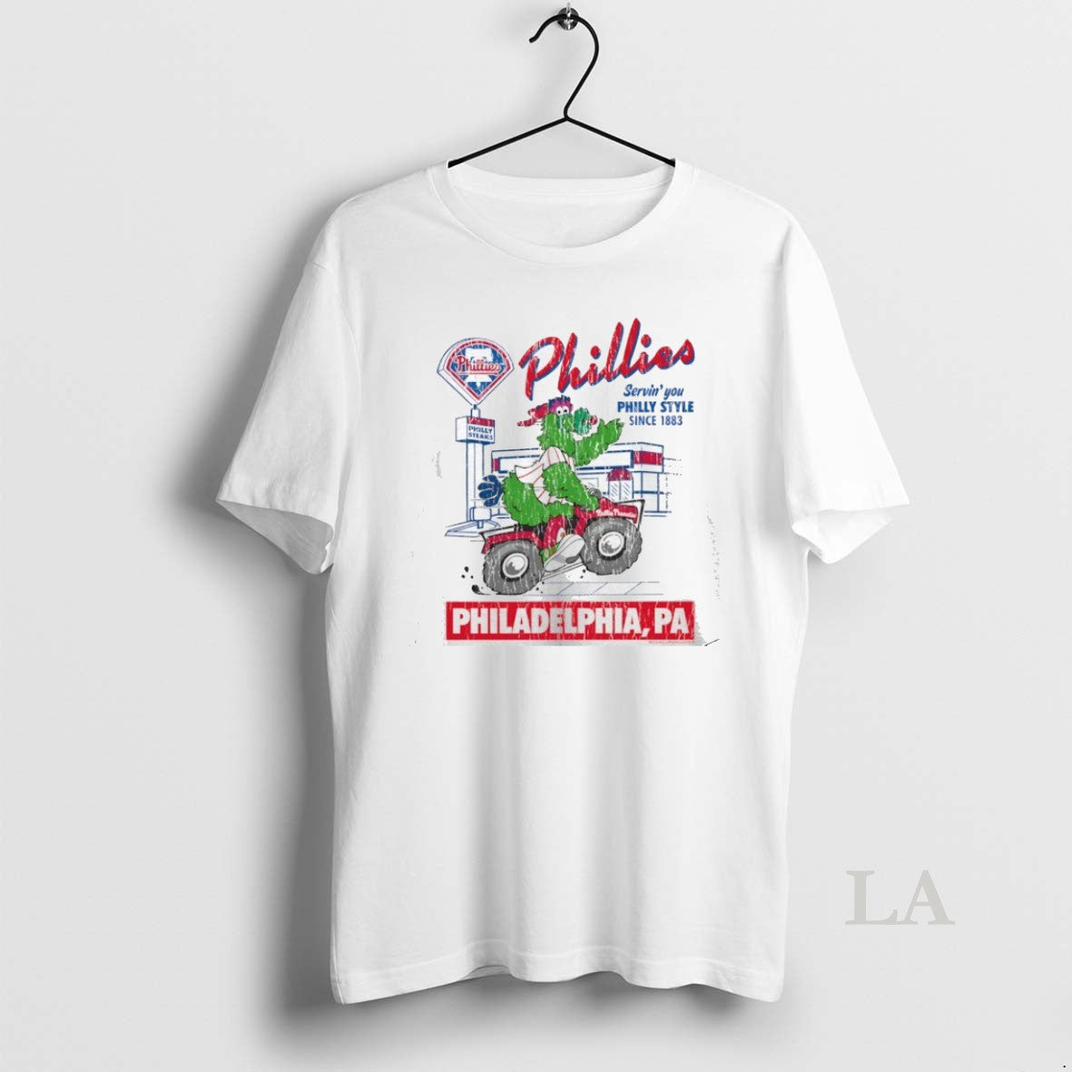Original Philadelphia Phillies Baseball Mitchell And Ness Mascot Driving Shirt Hoodie Sweatshirt | PurePodTees.com