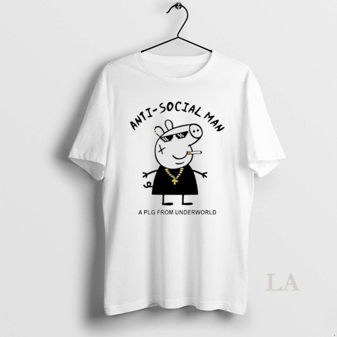 Original Pig Anti Social Man A Plg From Underworld Shirt Hoodie Sweatshirt | PurePodTees.com