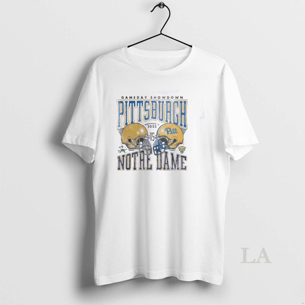 Original Pitt Panthers Vs Notre Dame Football Gameday Showdown 2025 November 15th Shirt Hoodie Sweatshirt | PurePodTees.com
